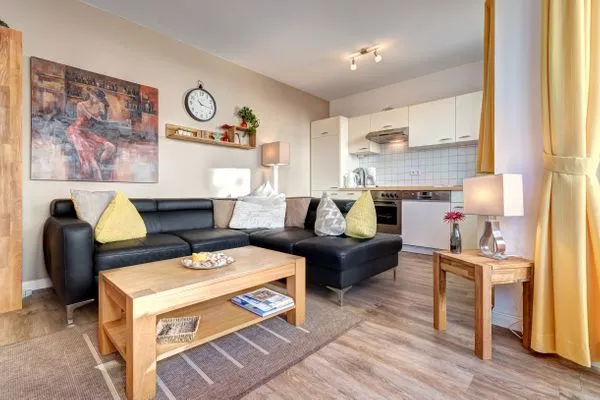 Wohnzimmer  Haus Meerblick, Whg. 15