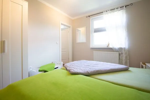 Schlafzimmer  Ferienwohnung Lütt-Matt´n
