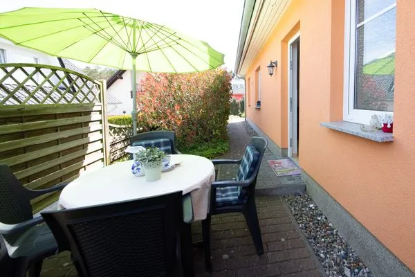 Terrasse  Ferienwohnung Lütt-Matt´n