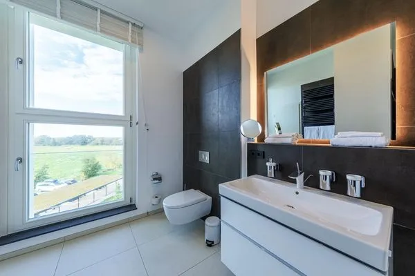 Badezimmer  Ostseepanorama
