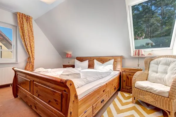 Schlafzimmer  Ferienhaus Ahlbeck