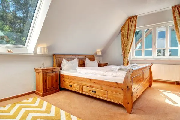 Schlafzimmer  Ferienhaus Ahlbeck
