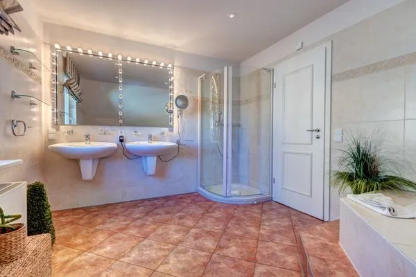 Badezimmer  Ferienhaus Ahlbeck