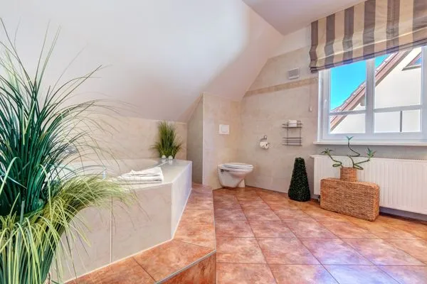 Badezimmer  Ferienhaus Ahlbeck