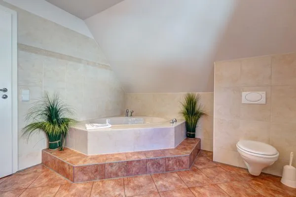 Badezimmer  Ferienhaus Ahlbeck