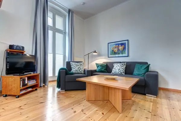 Wohnzimmer  Villa Ahlbeck, Whg. Kühlungsborn