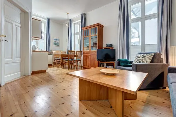 Wohnzimmer  Villa Ahlbeck, Whg. Kühlungsborn