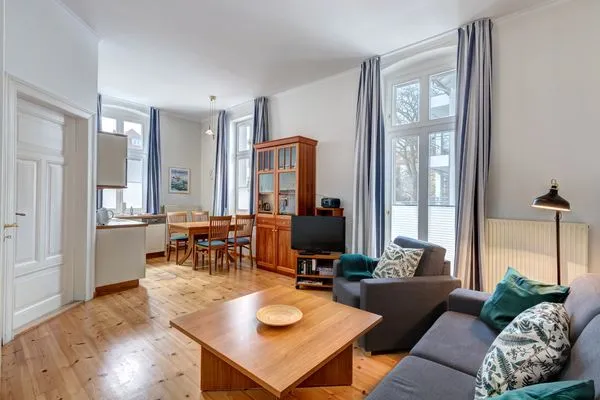 Wohnzimmer  Villa Ahlbeck, Whg. Kühlungsborn