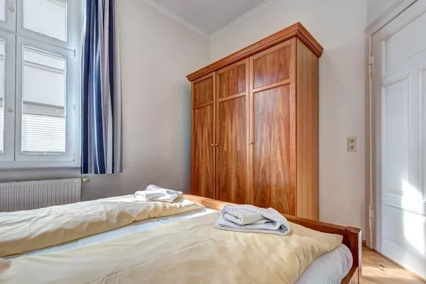 Schlafzimmer  Villa Ahlbeck, Whg. Kühlungsborn