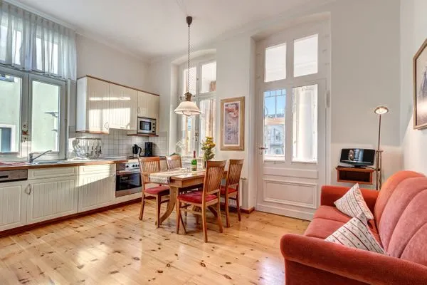 Küche / Küchenzeile  Villa Ahlbeck, Whg. Warnemünde