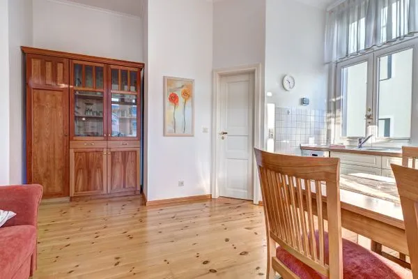 Wohnzimmer  Villa Ahlbeck, Whg. Warnemünde