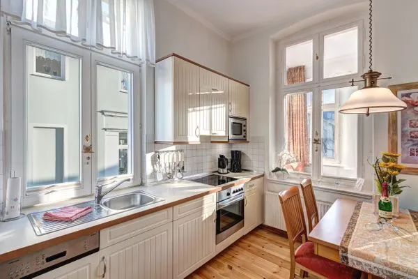 Küche / Küchenzeile  Villa Ahlbeck, Whg. Warnemünde