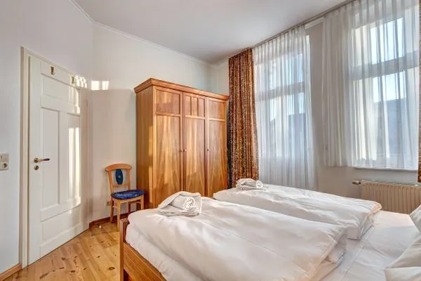 Schlafzimmer  Villa Ahlbeck, Whg. Warnemünde
