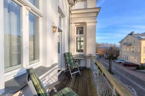 Balkon  Villa Ahlbeck, Whg. Warnemünde