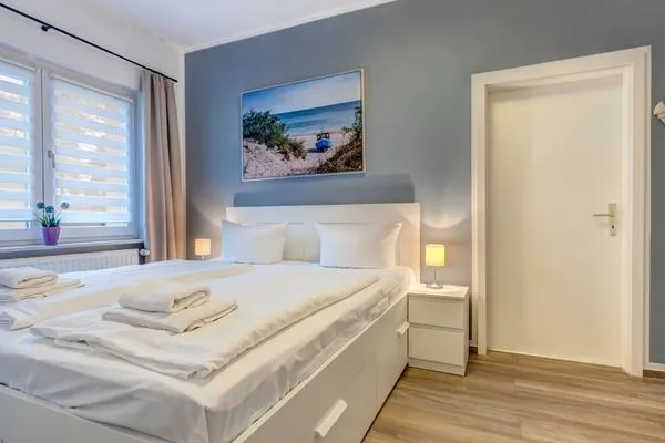 Schlafzimmer  Haus Barnheide, Whg. Sandburg