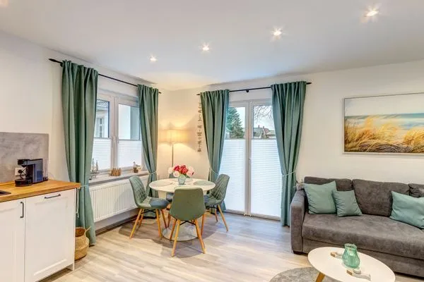 Wohnzimmer  Haus Barnheide, Whg. Silbermöwe