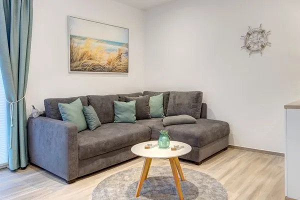 Wohnzimmer  Haus Barnheide, Whg. Silbermöwe