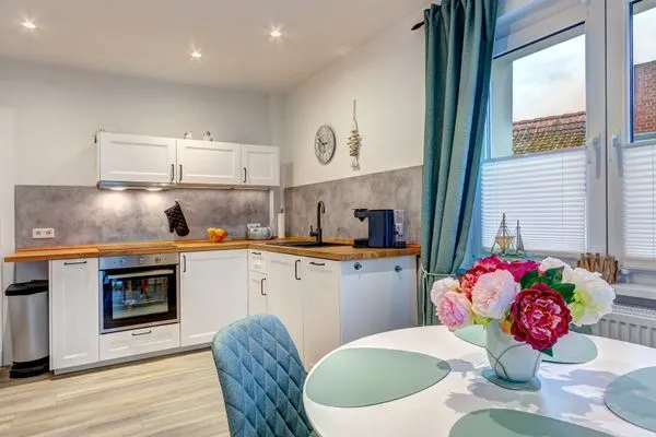 Küche / Küchenzeile  Haus Barnheide, Whg. Silbermöwe