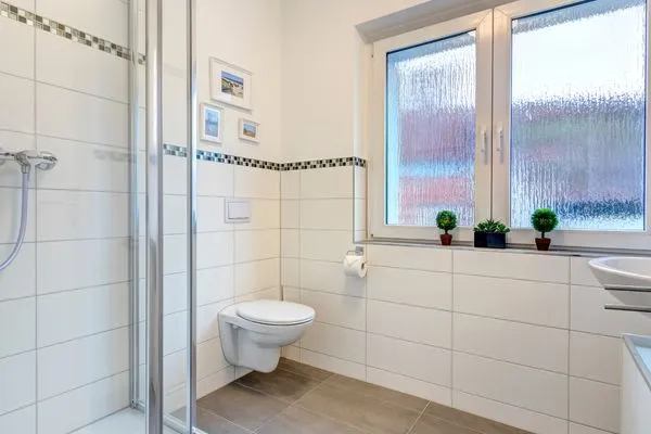 Badezimmer  Haus Barnheide, Whg. Silbermöwe