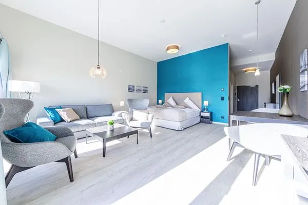 Ferienwohnung Ostseesonne Ostseebad Wustrow ZweiWasser Alte Seefahrtschule Wohnzimmer  Ostseesonne