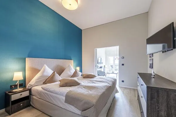 Ferienwohnung Ostseedomizil Ostseebad Wustrow ZweiWasser Alte Seefahrtschule Schlafzimmer  Ostseedomizil