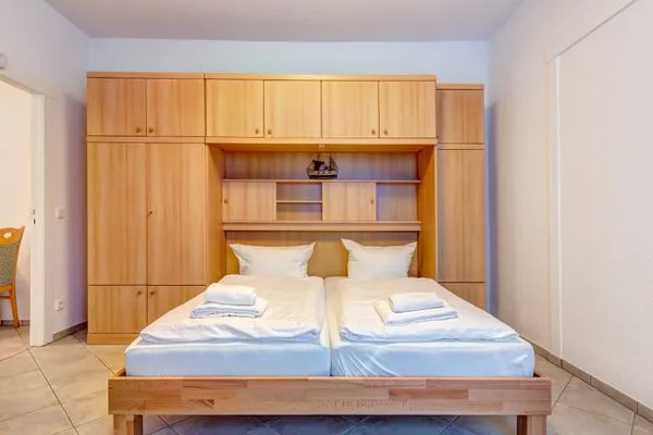 Schlafzimmer  Haus Barnheide, Whg. Strandkorb