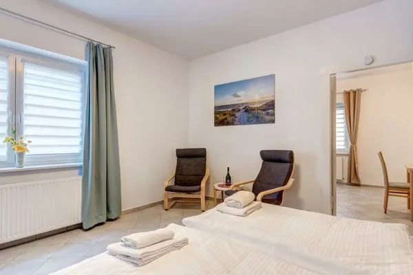 Schlafzimmer  Haus Barnheide, Whg. Strandkorb