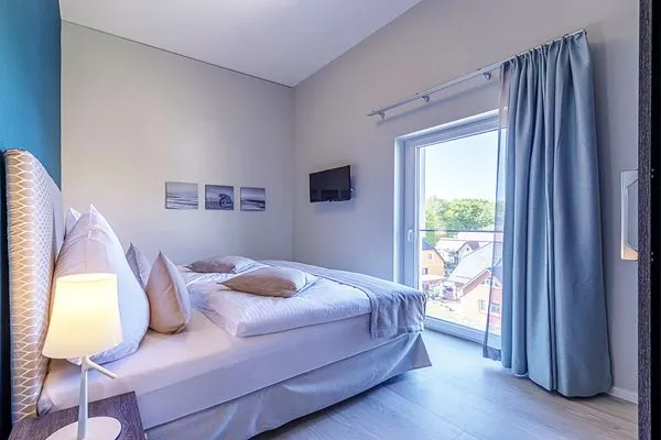 Ferienwohnung Ostseedeck Ostseebad Wustrow ZweiWasser Alte Seefahrtschule Schalfzimmer  Ostseedeck