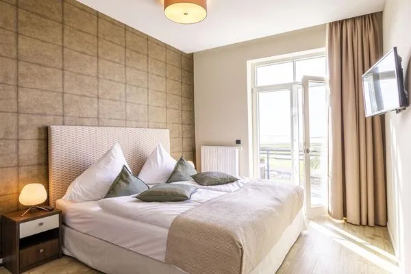 Ferienwohnung Ostseeglück Ostseebad Wustrow ZweiWasser Alte Seefahrtschule Schlafzimmer  Ostseeglück