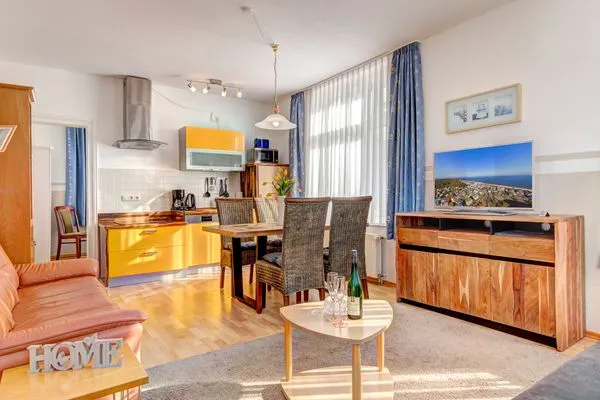 Wohnzimmer  Villa Frieda, Whg. 01