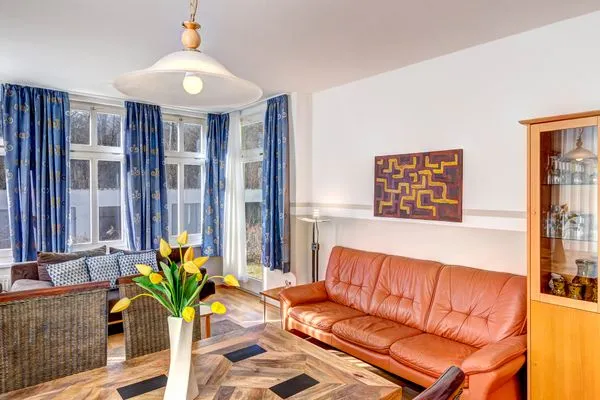 Wohnzimmer  Villa Frieda, Whg. 01