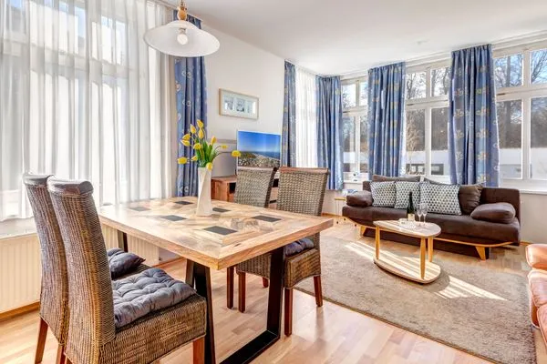 Wohnzimmer  Villa Frieda, Whg. 01