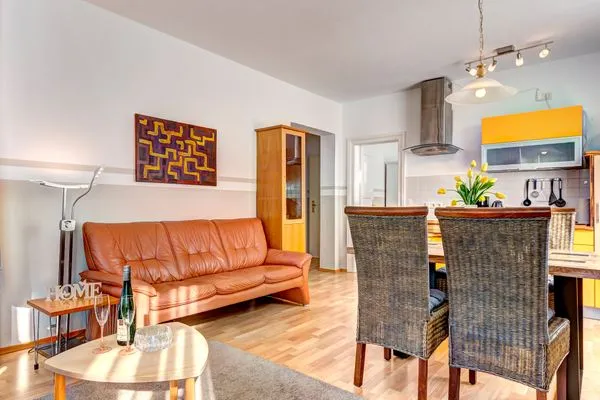 Wohnzimmer  Villa Frieda, Whg. 01