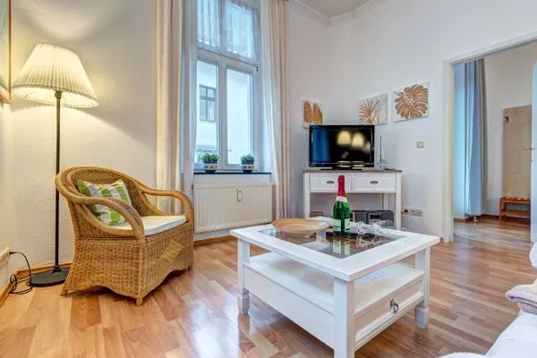 Wohnzimmer  Villa Frieda, Whg. 02