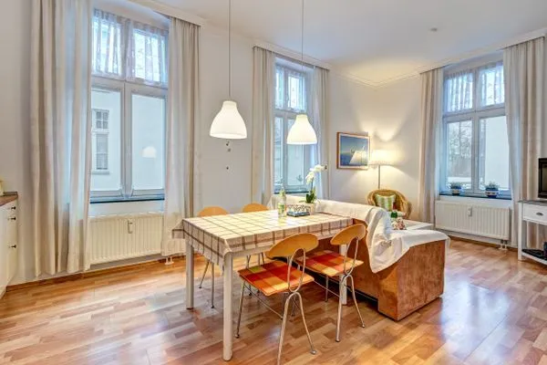 Wohnzimmer  Villa Frieda, Whg. 02