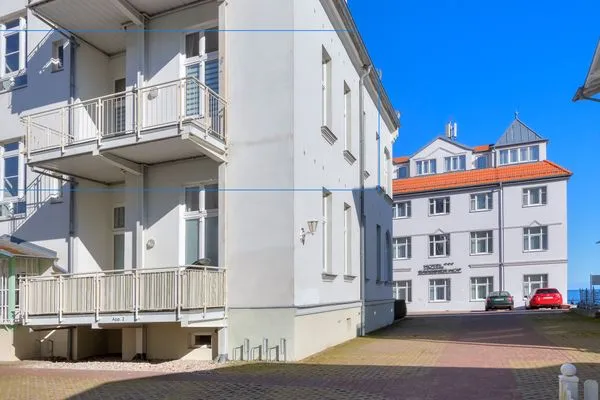 Fassade / Eingang  Villa Frieda, Whg. 6