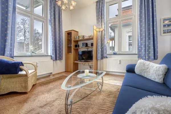 Wohnzimmer  Villa Frieda, Whg. 08