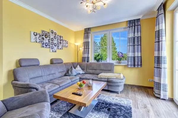 Wohnzimmer  Ferienhaus Mona