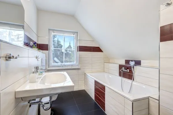 Badezimmer  Ferienhaus Mona