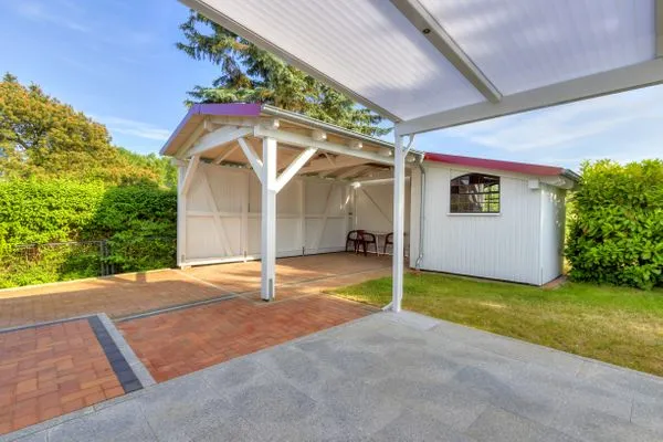 Garten  Ferienhaus Mona