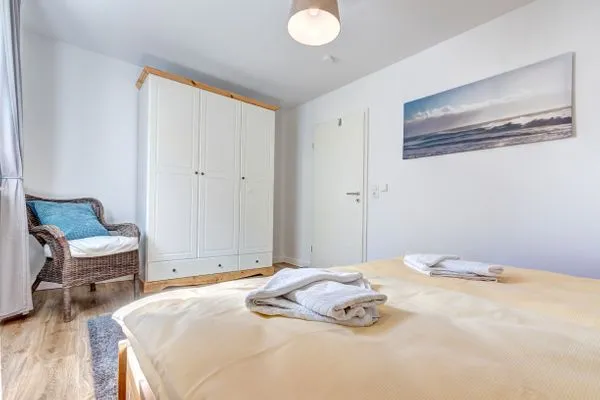 Schlafzimmer  Ferienhaus Wellenreiter