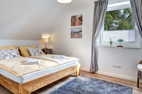 Schlafzimmer  Ferienhaus Wellenreiter