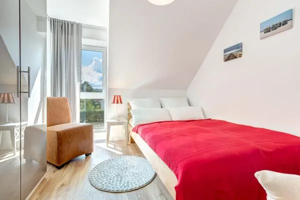 Schlafzimmer  Ferienhaus Wellenreiter