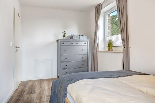 Schlafzimmer  Ferienhaus Wellenreiter