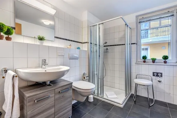 Badezimmer  Schloonseevillen, Whg. 17