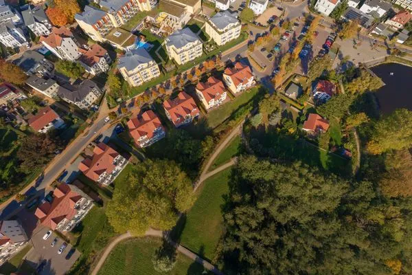 Vogelperspektive  Schloonseevillen, Whg. 17