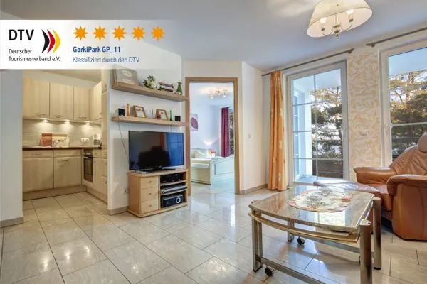Wohnzimmer  Ostseeresidenz Gorki Park, Whg. 11