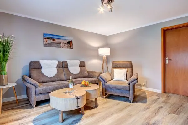 Wohnzimmer  Ferienhaus Beier, Wohnung 1