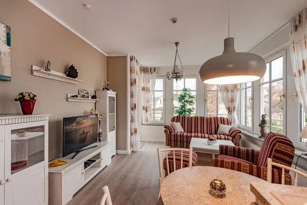 Wohnzimmer  Villa Christiane, Whg. 08