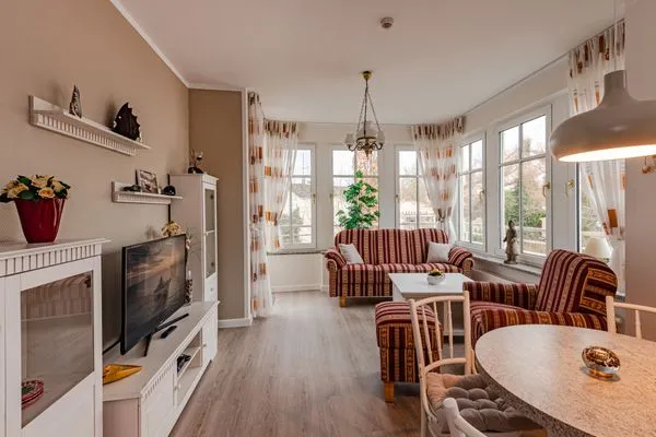 Wohnzimmer  Villa Christiane, Whg. 08